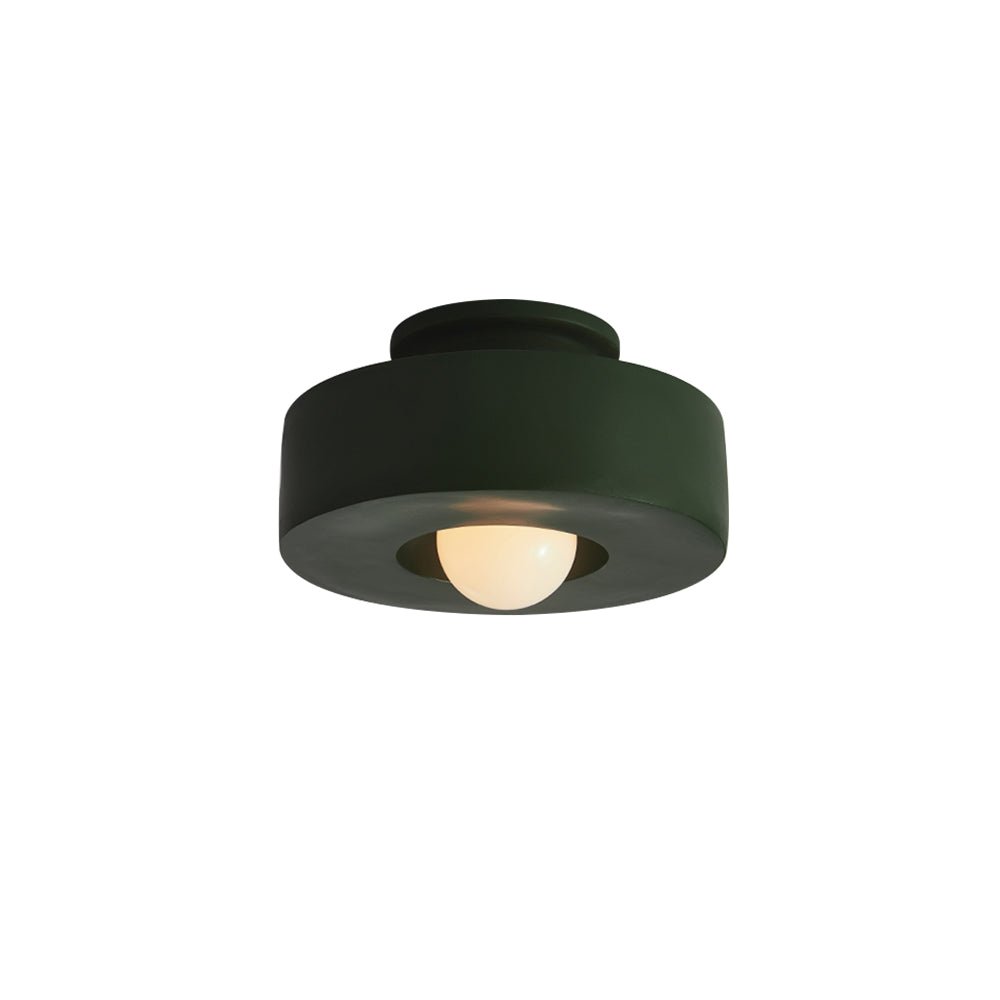 Lampa Sufitowa Kumo | Geometryczne Oświetlenie Wabi-Sabi | Metal i Żywica