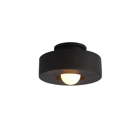 Lampa Sufitowa Kumo | Geometryczne Oświetlenie Wabi-Sabi | Metal i Żywica