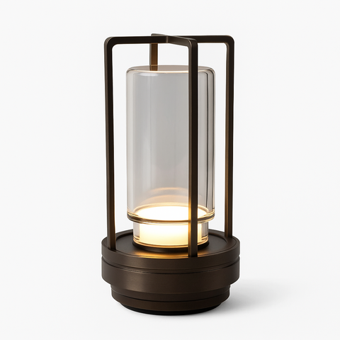 LATARNIA LUMIRA | Kryształowa Lampa LED | Dotykowa, USB, Styl Natural Elegance