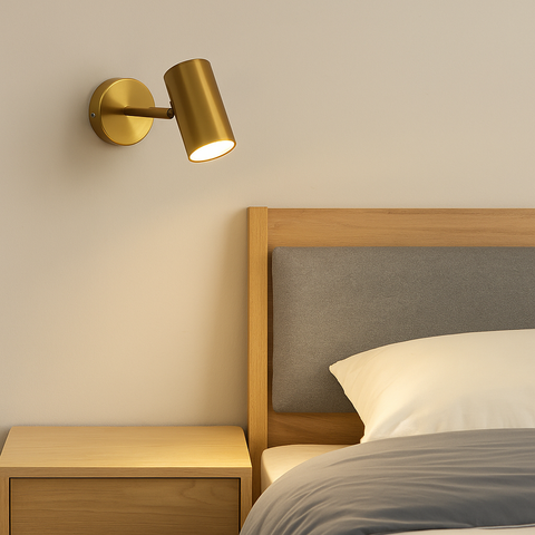 Lampa Ścienna Livo | Kinkiet Kierunkowy Metalowy | Regulowany Spot LED