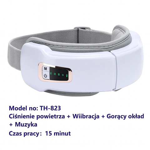 Opaska Smart Evida | Akcesorium Relaksacyjne do Oczu | Bluetooth i Regulowana Kompresja