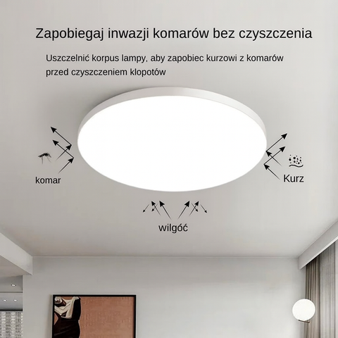 Lunaris Slim | Lampa Sufitowa LED | Minimalistyczny Design