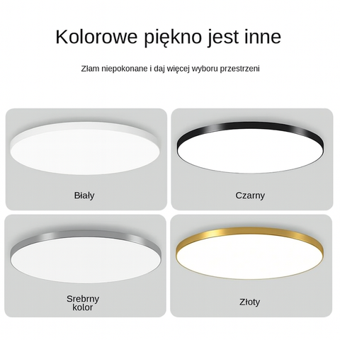 Lunaris Slim | Lampa Sufitowa LED | Minimalistyczny Design