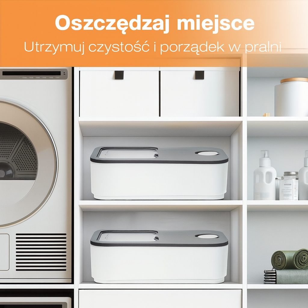 Organizer Na Kapsułki FreshVault | Pojemnik Na Środki Czystości | Pokrywa Przesuwna