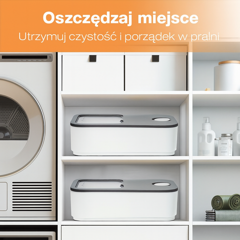 Organizer Na Kapsułki FreshVault | Pojemnik Na Środki Czystości | Pokrywa Przesuwna