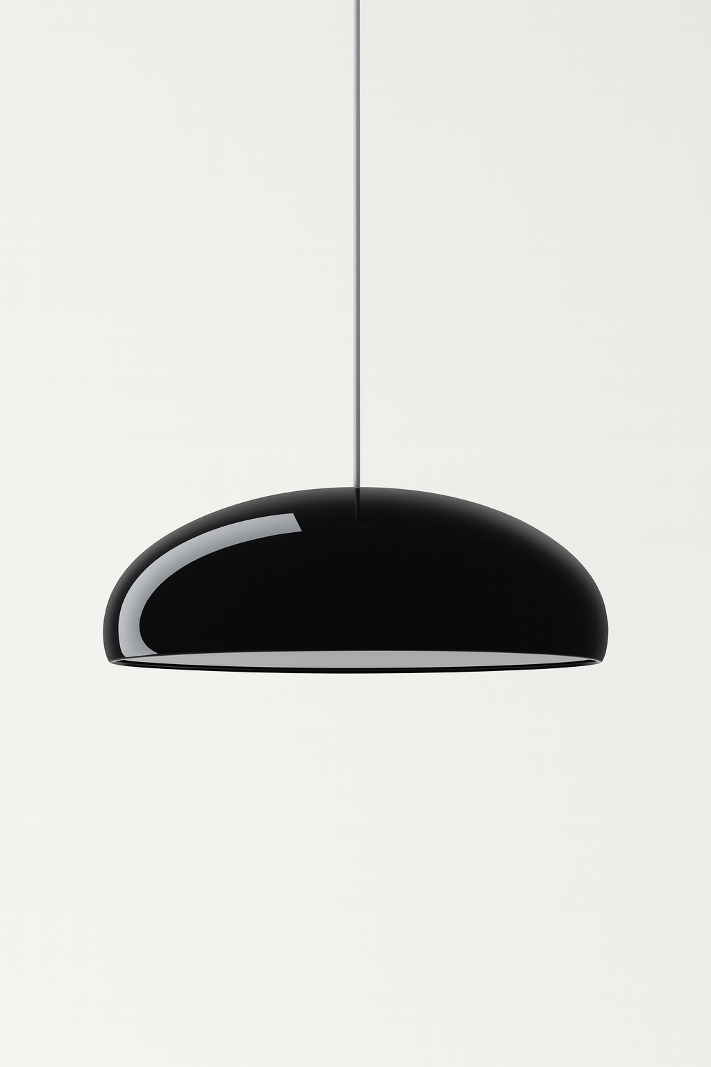 Lampa Luno | Nowoczesna lampa wisząca | Metalowy klosz lakierowany
