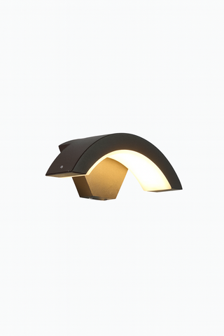 Lampa Elvo | Lampa elewacyjna z czujnikiem ruchu | Metal i akryl