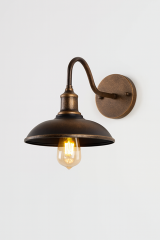 Kinkiet ogrodowy Runo | Lampa ścienna z metalu | Styl vintage IP44