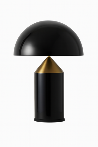 Lampa stołowa Noma | Oświetlenie geometryczne | Metal malowany na wysoki połysk