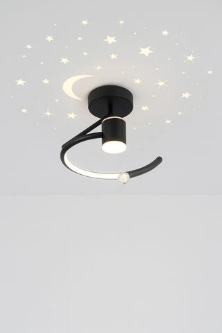 Plafon StellaGlow | Lampa sufitowa LED z projekcją | Gwiezdny efekt