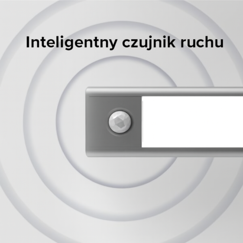 Lampka Kleverlicht | Bezprzewodowe Oświetlenie z Czujnikiem Ruchu | Montaż Magnetyczny