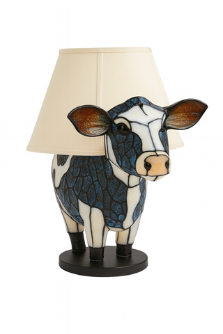 Lampka MooLume | Lampa Stołowa Dekoracyjna | Figurka Krowy z LED
