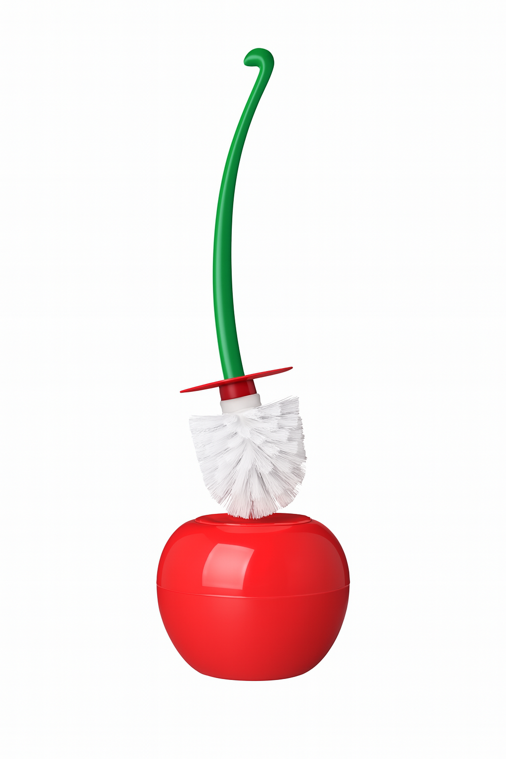 CherryBrush | Szczotka WC z pojemnikiem | Minimalistyczny design ABS