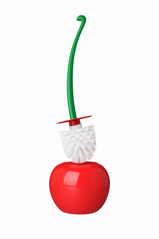 CherryBrush | Szczotka WC z pojemnikiem | Minimalistyczny design ABS