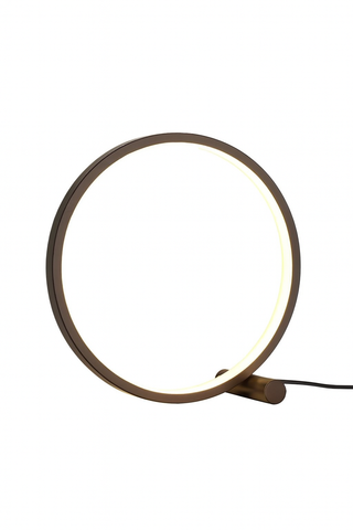 OrbLume | Lampa Stołowa LED | Minimalistyczny Okrąg z Dotykowym Ściemniaczem