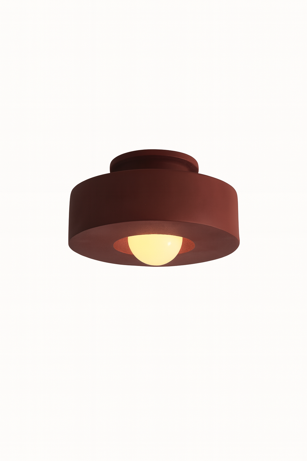 Lampa Sufitowa Kumo | Geometryczne Oświetlenie Wabi-Sabi | Metal i Żywica