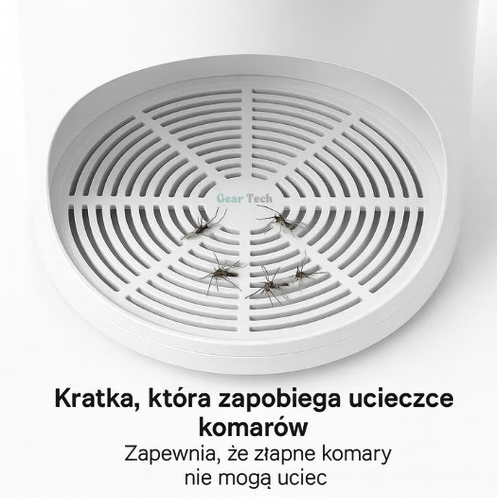 Lampa UV Insecta | Elektryczna pułapka na muchy | Cicha praca USB