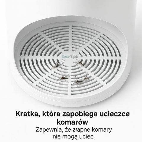 Lampa UV Insecta | Elektryczna pułapka na muchy | Cicha praca USB