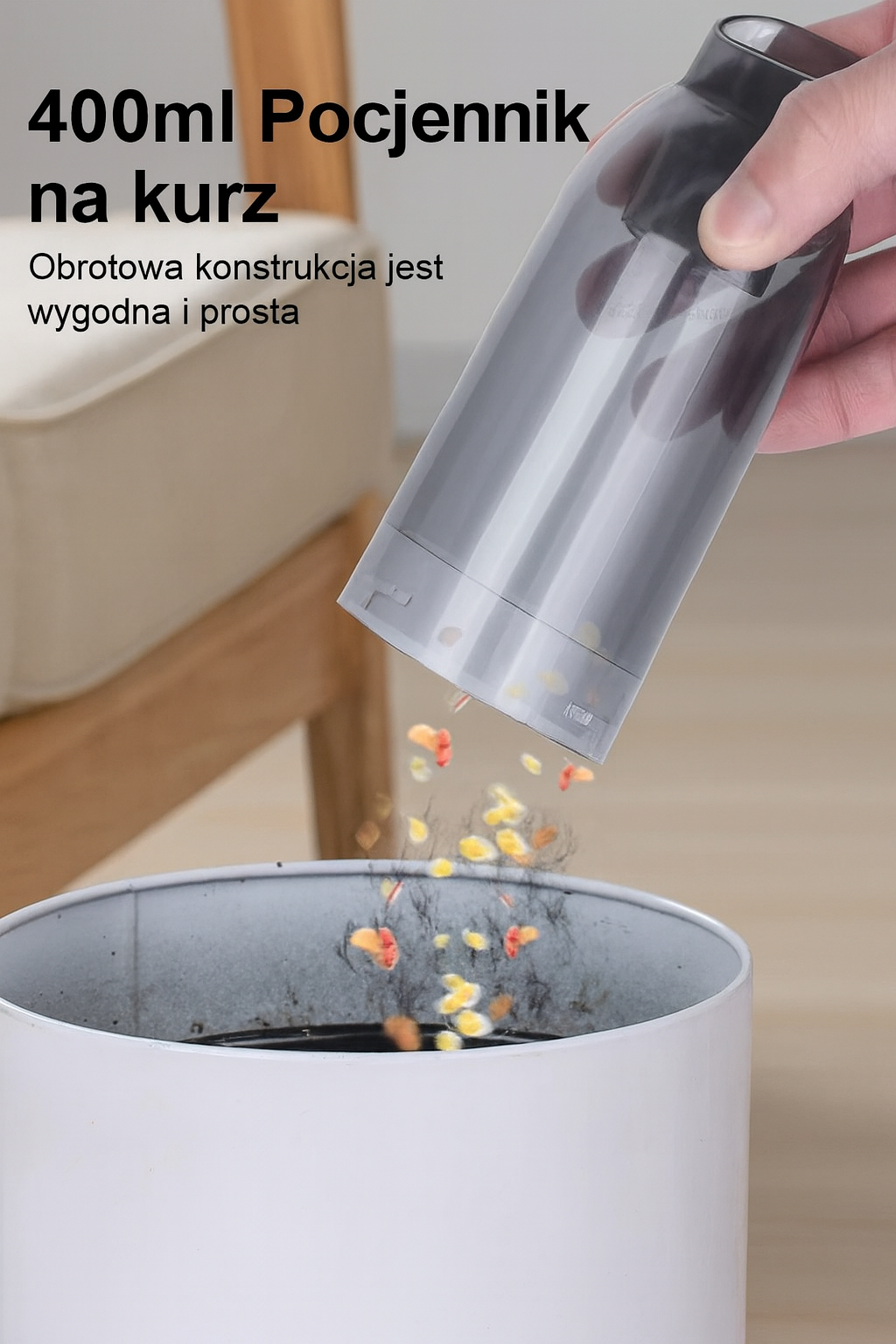 VacMaster GO | Bezprzewodowy odkurzacz do auta | 95 000PA z funkcją dmuchawy
