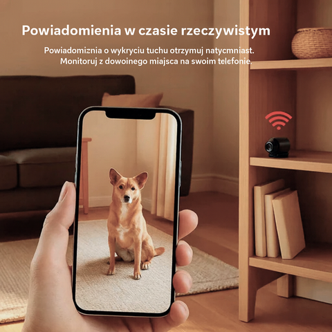 Mini Kamera Bezprzewodowa | Monitoring Domowy | Dyskretna Obudowa