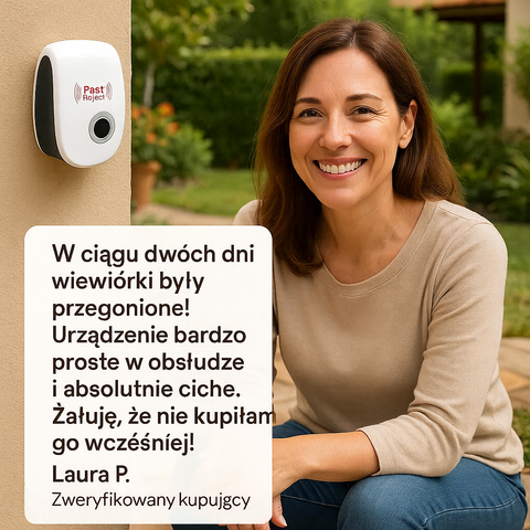 Odstraszacz Ultradźwiękowy | Urządzenie na Wiewiórki i Gryzonie | Zasilanie Sieciowe
