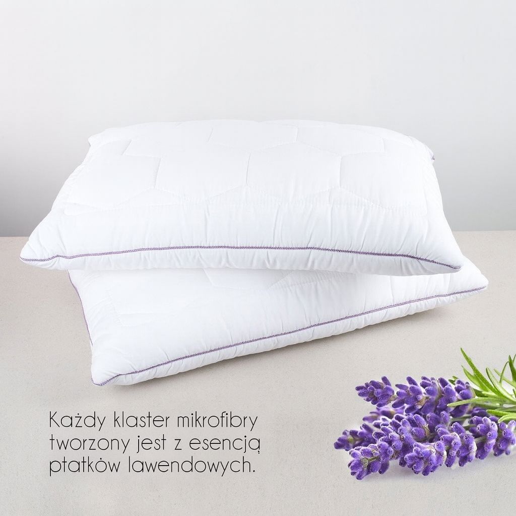 Poduszka LavendaRest | Poduszka z Mikrofibry | Infuzja Lawendowa dla Relaksu