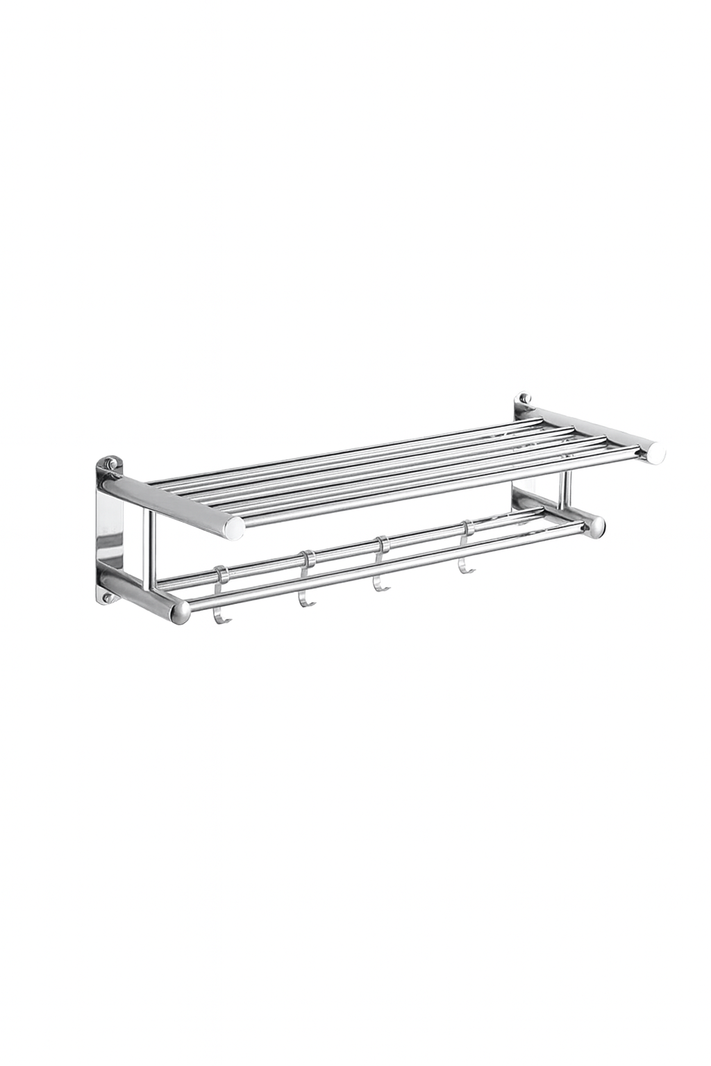 Półka Steelrack | Wieszak na Ręczniki | Stal Nierdzewna do Łazienki
