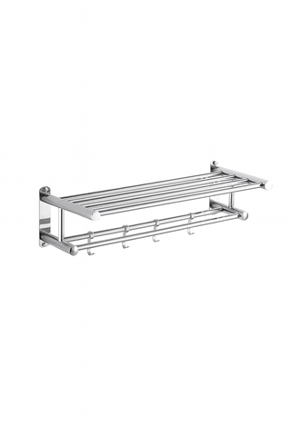 Półka Steelrack | Wieszak na Ręczniki | Stal Nierdzewna do Łazienki