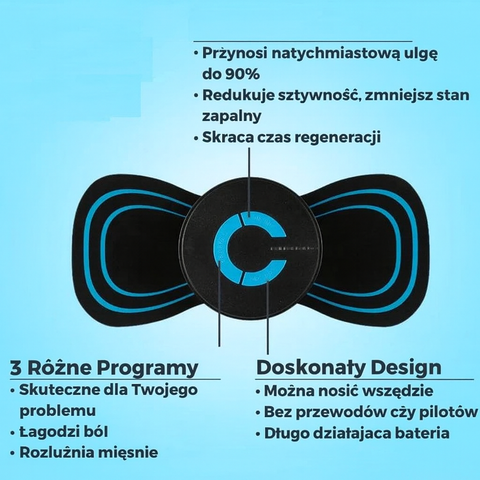 FlexiPulse EMS | Urządzenie do stymulacji mięśni | Przenośne i bezprzewodowe