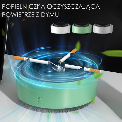 AeroTray CleanAir | Popielniczka z filtrem powietrza | Cicha praca i nowoczesny design