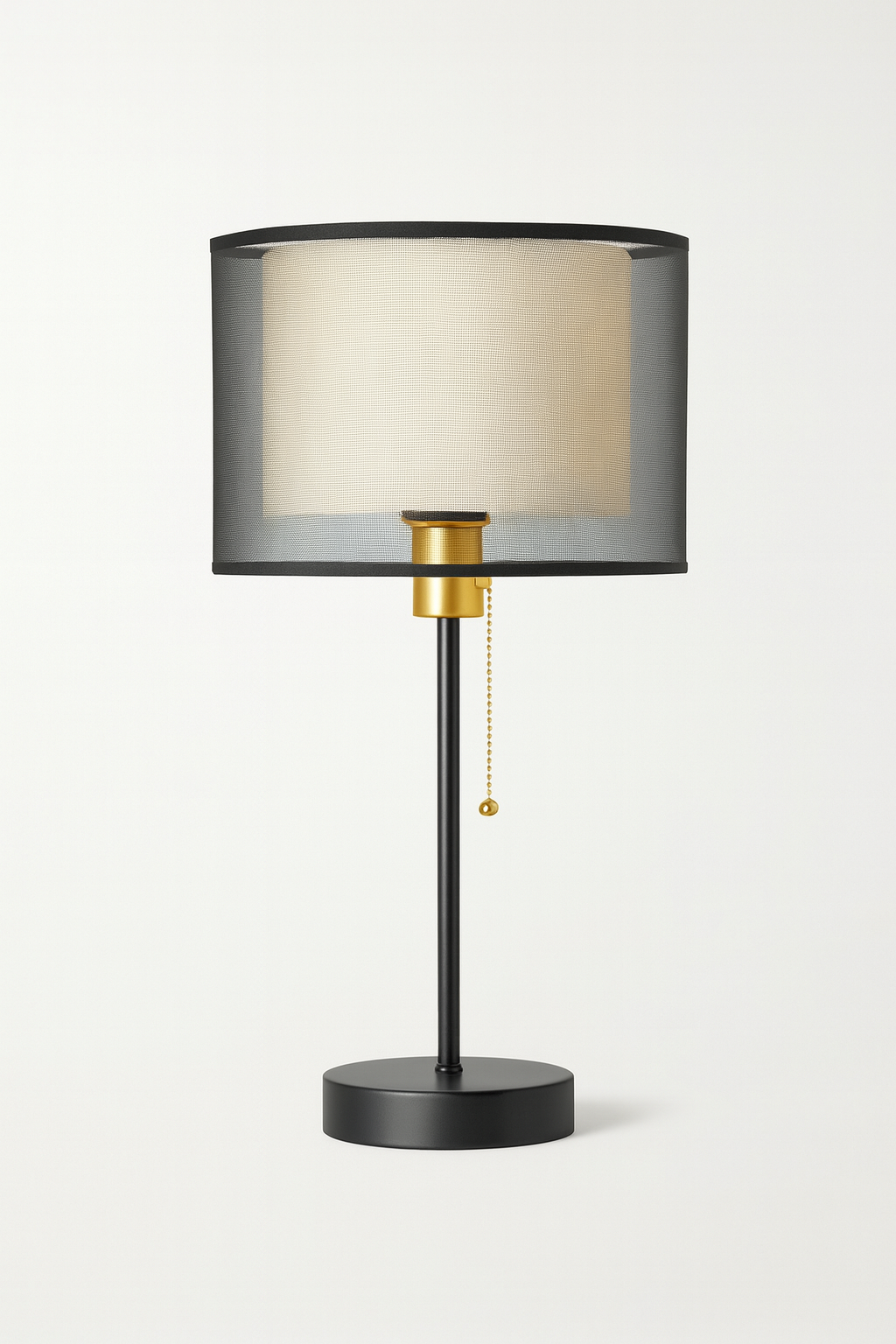 Lampa Stołowa Liora | Oświetlenie Nocne z Podwójnym Kloszem | Styl Vintage