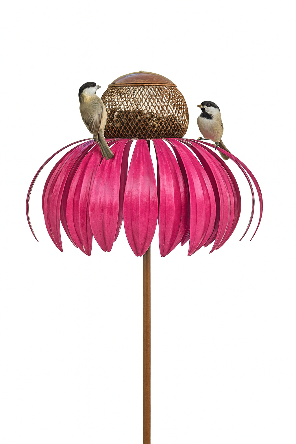 Karmnik GardenBloom | Dekoracyjny karmnik ogrodowy | Metalowa forma w kształcie kwiatu