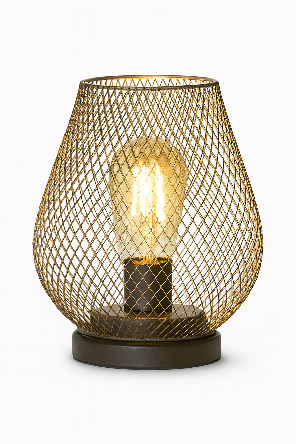 Lampa Siatkowa Lumo | Lampa Stołowa Dekoracyjna | Metalowa Oprawa