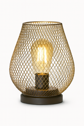 Lampa Siatkowa Lumo | Lampa Stołowa Dekoracyjna | Metalowa Oprawa