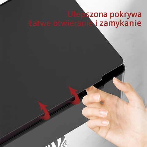 Uchwyt na Papier Luno | Wieszak z Półką | Matowy Metal do Łazienki