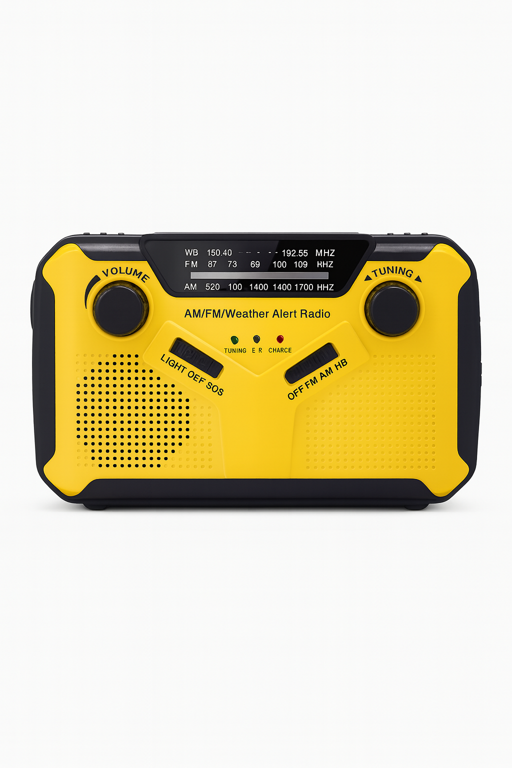 Radio Alarmowe Nirox | Radio z Alertami Pogodowymi | AM/FM/WB z Funkcją SOS
