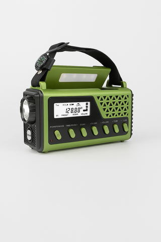 Radio Outdoorowe Trexon | Radio Awaryjne z Kompasem | Bluetooth, Latarka, Powerbank