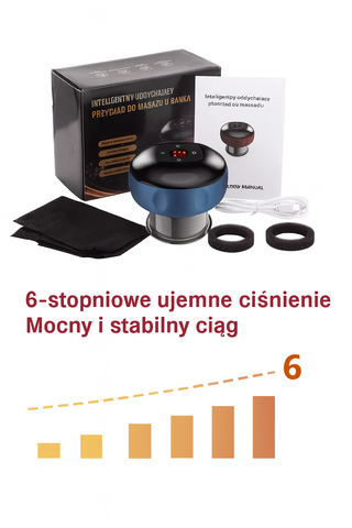 Masażer VacuGlow | Urządzenie Próżniowe z Podgrzewaniem | LED i Regulowane Tryby