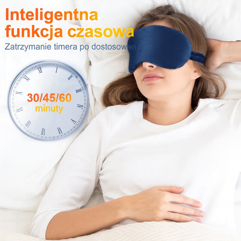 Maska Termiczna Norvia | Podgrzewana Opaska na Oczy | USB i Regulowane Tryby