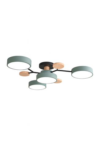 Arboris Multi | Lampa Sufitowa Dekoracyjna | Metal i Drewno