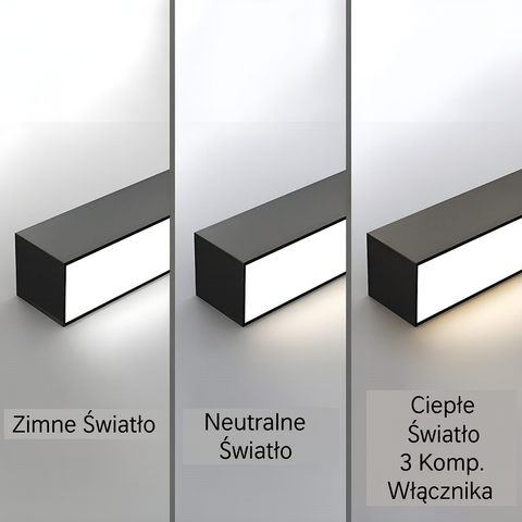 Linea Alto | Lampa sufitowa liniowa | Wbudowane LED