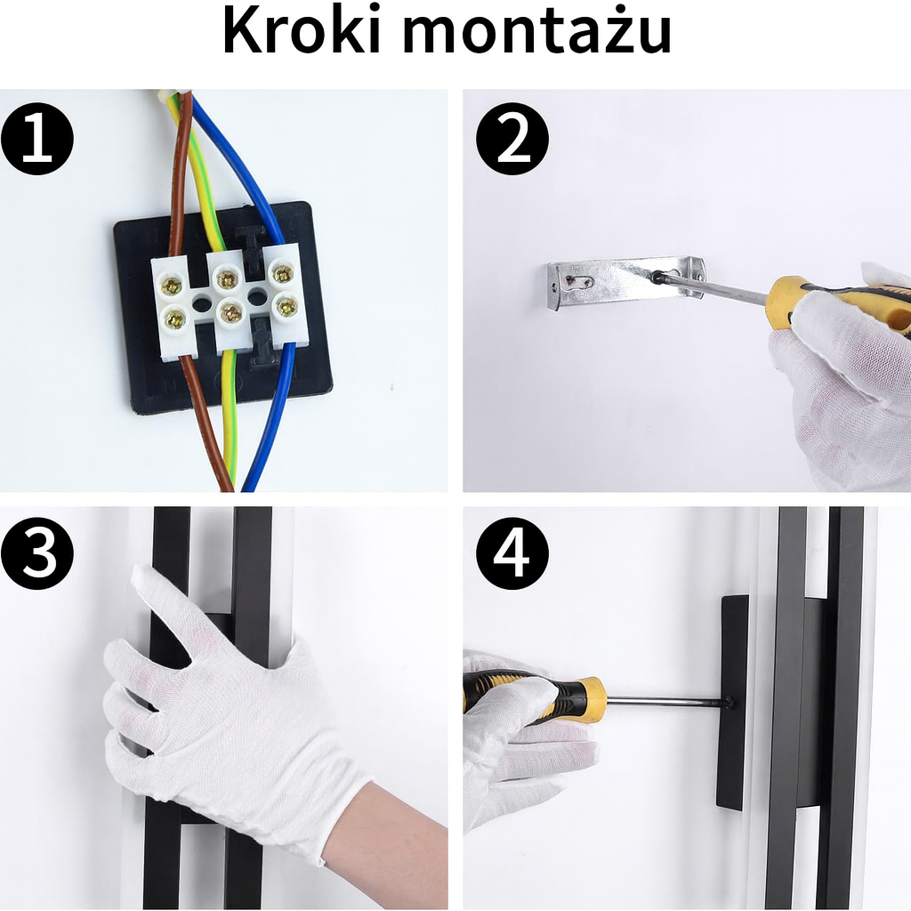 Kinkiet Lineare | Dekoracyjna Lampa Ścienna | Geometryczna Forma Metalowa