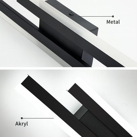 Kinkiet Lineare | Dekoracyjna Lampa Ścienna | Geometryczna Forma Metalowa