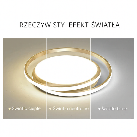 Plafon Orbita | Lampa LED Sufitowa | Futurystyczna Forma Okrągła