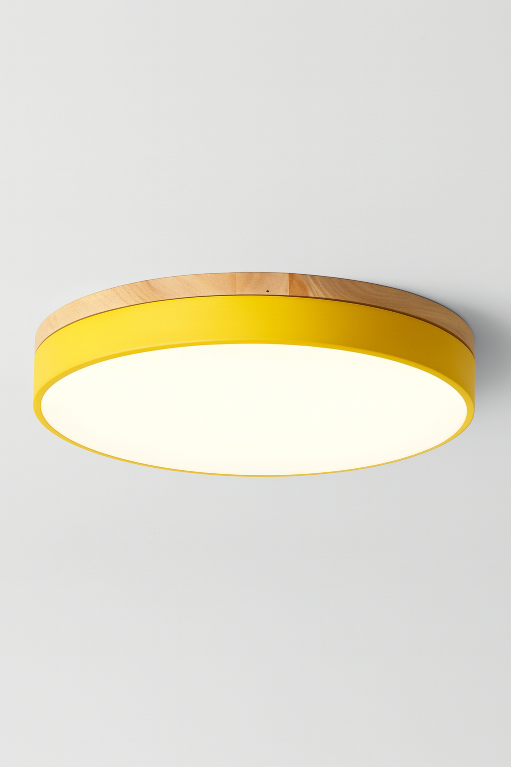 Plafon Solaro | Lampa Sufitowa LED | Drewno i Matowe Wykończenie