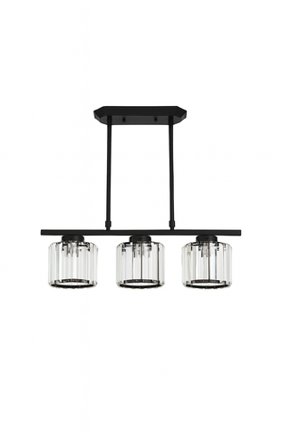 Lampa Wisząca Trevia | Żyrandol z Kryształowymi Kloszami | Metalowa Konstrukcja