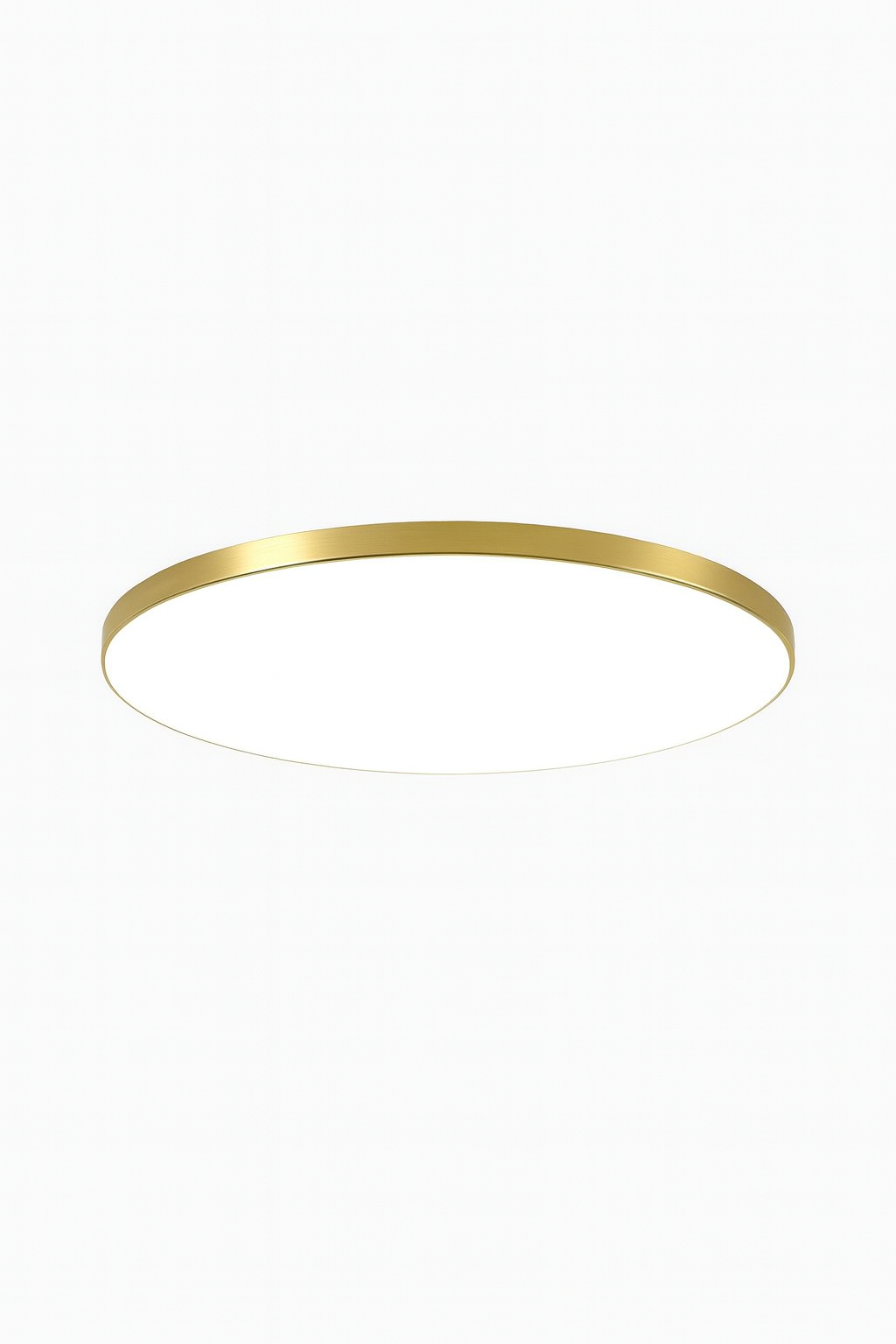Plafon Aureo | Lampa Sufitowa LED | Złoty Pierścień i Matowe Światło