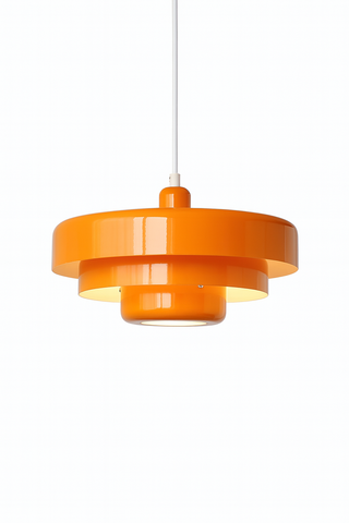 Lampa Wisząca Retrovia | Lampa Sufitowa Designerska | Geometryczna Forma Metalowa