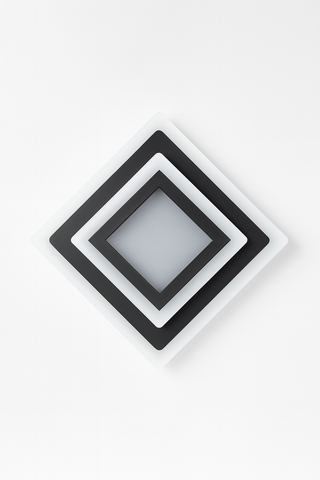 Plafon Quadro | Lampa LED Sufitowa | Geometryczna Forma Kwadratowa