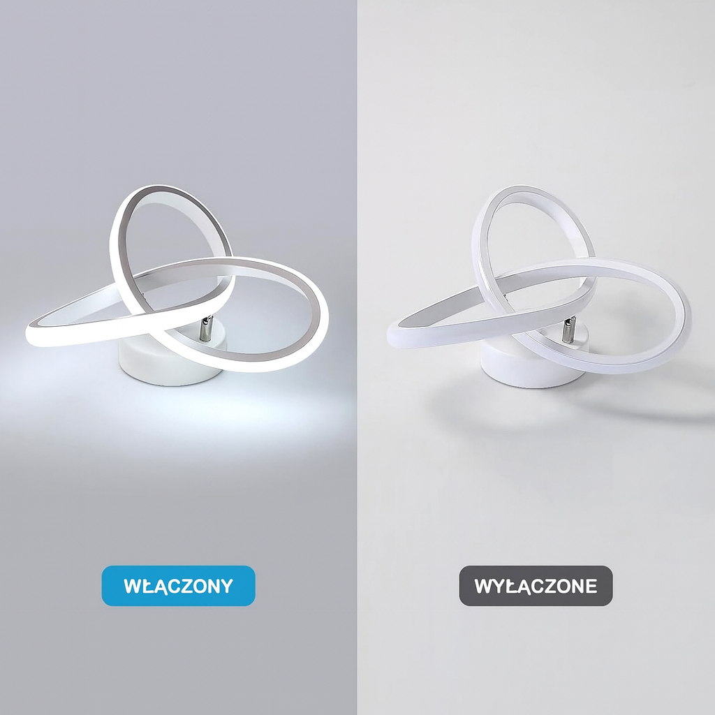 Plafon Infinia | Lampa LED Sufitowa | Nowoczesna Forma Przestrzenna